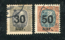 "ISLAND" 1925, Mi. 112/113 Gestempelt (R1260) - Usados
