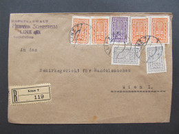 BRIEF Linz - Wien Infla // D*59503 - Briefe U. Dokumente