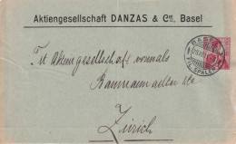 PrU-23  "Aktiengesellschaft Danzas, Basel"       1911 - Stamped Stationery