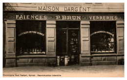 Maison Dargent - Faïences Et Verreries Brun - 8 Quai Des Bons Enfants à Epinal (Testart éditeur) - Epinal