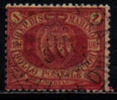 SAINT-MARIN 1892-4 O - Oblitérés