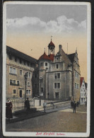 Germany. Bad Hersfeld. Rathaus. Illustrated View Posted Postcard - Bad Hersfeld