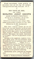 Bidprentje Vlimmeren - Geerts Renatus Jozef (1924-1934) - Imágenes Religiosas