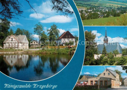 73258038 Koenigswalde Erzgebirge Ortsteil Brettmuehle Teilansicht Dorfkirche Deu - Autres & Non Classés