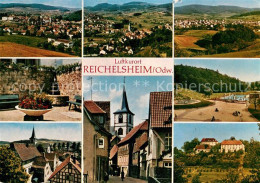 73258006 Reichelsheim Odenwald Panorama  Schloss Reichenberg Schwimmbad Stadtmot - Sonstige & Ohne Zuordnung