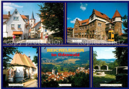 73258004 Reichelsheim Odenwald Bismarckstr Rathaus Schlosskapelle Panorama Burgr - Sonstige & Ohne Zuordnung