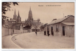 CPA BAYEUX Le Boulevard De La Gare - Bayeux