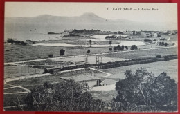 CPA Non Circulée - TUNISIE - CARTHAGE, L'ANCIEN PORT - Tunesië