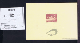 Sp10540 BERLIN'72  Deutsche Bundespost èpreuve Proof Architecture Congress - Autres (Mer)