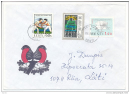 Cover Abroad / CEPT Europa - 8 November 1994 Tartu-6 - Estonie