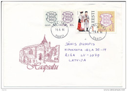 Cover Abroad / Costumes, Coat Of Arms - 19 August 1996 - Estonia