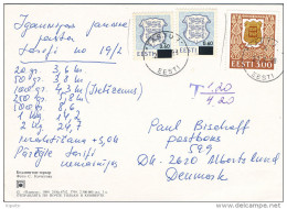 Postcard Abroad / Overprint, Postage Due - 21 June 1998 Tartu-7 - Estland