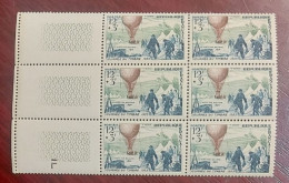 France Neufs N** Bloc De 6 Timbres YT N° 1018 Ballon Poste - Nuovi