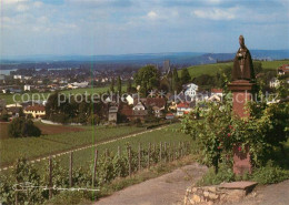 73257838 Johannisberg Rheingau Panorama Heiligenfigur Johannisberg Rheingau - Sonstige & Ohne Zuordnung