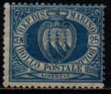 SAINT-MARIN 1895-9 * - Unused Stamps