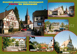 73257449 Fuerth Odenwald Ortsmotiv Mit Kirche Fachwerkhaeuser Marktplatz Rathaus - Sonstige & Ohne Zuordnung