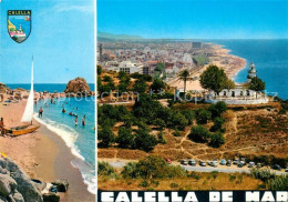 73257418 Calella De Mar Strand Kuestenpanorama Kirche Calella De Mar - Andere & Zonder Classificatie