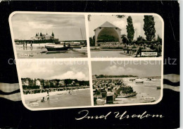 73257375 Insel Usedom Ahlbeck Strand Seebruecke Heringsdorf Konzertpavillon Bans - Usedom