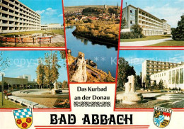 73257357 Bad Abbach Kurhaeuser Park Brunnen Blick Ueber Die Donau Bad Abbach - Bad Abbach