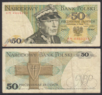 Polen - Poland 50 Zloty Banknote 1975 Pick 142a F (4)   (32367 - Pologne