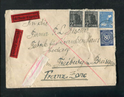 "ALL. BESETZUNG" Express-Brief Mit MiF Ex Maar Nach Freiburg (R1269) - Cartas & Documentos