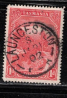 TASMANIA Scott # 87 Used - Nice Launceston CDS - Used Stamps