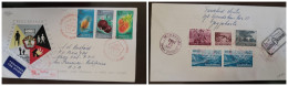 O) 1962 INDONESIA, OFFICIALLY SEALED,  POST OFFICE DEPARTMENT, EXOTIC FRUITS, COFFEE,OIL PALMS,  BUFFALO HOLE - FOR TOUR - Indonesien