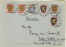 French Zone 1947 Letter From Tübingen - Emissions Générales