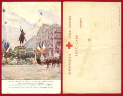 ** INDEPENDENCE  DAY -  4  JUILLET  1918  PARIS ** - Red Cross