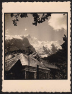 Jolie Photographie Amateur Auto Gare Hôtel De La Meije, La Grave, Hautes Alpes Isère Oisans Ecrins 6,1 X 8,1 Cm - Places