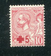 "MONACO" 1914, Mi. 26 "Rotes Kreuz" ** (R1274) - Neufs