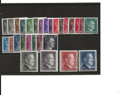 1941 Série Yv 705-726 ** Neuve - Unused Stamps