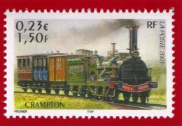 *FRANCE - Entier Postal - Carte Maximum Postale Légende Du Rail - Timbre "Crampton" 2001 - Otros & Sin Clasificación