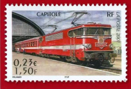 *FRANCE - Entier Postal - Carte Maximum Postale Légende Du Rail - Timbre "Capitole" 2001 - Otros & Sin Clasificación