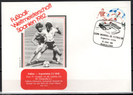 Spain 1982 Football Soccer World Cup Commemorative Cover Match Italy - Argentina 2:1 - 1982 – Espagne