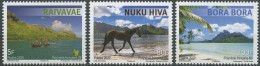 POLYNESIE - Canoë-kayak Au Large De Raivavae - Cheval Sur La Plage, île De Nuku Hiva - Vue De Bora Bora - Nuevos