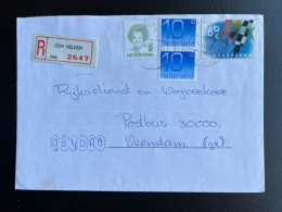 NETHERLANDS 1995 REGISTERED LETTER DEN HELDER TO VEENDAM 13-03-1995 NEDERLAND AANGETEKEND - Covers & Documents