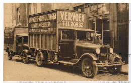 CPA  Antwerpen Vervoer Ad. Van Mieghem Schoytestraat     Camion Transport Truck - Antwerpen