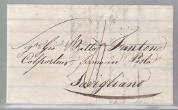 Lettre Dite Précurseurs  Sur Lettre   Facture Torino 1832 Destination Savigliano Italie - 1. ...-1850 Prefilatelia