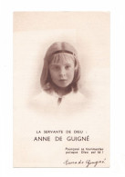 Anne De Guigné, Neuvaine Pour Obtenir Sa Glorification (Annecy-le-Vieux, Cannes) - Images Religieuses