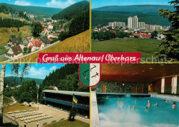 73255340 Altenau Harz Panorama Hochhaeuser Park Hallenbad Altenau Harz - Altenau