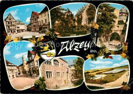 73255338 Alzey Rossmarkt Schloss Hellgasse Rathaus Schlosshof Freiba Alzey - Alzey