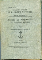 Marine Nationale.Congés Et Permissions Personnel Militaire.base D'aéronautique Navale De Karouba.Tunisie. - Frans
