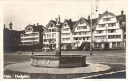 GAIS, APPENZELL, FOUNTAIN, ARCHITECTURE, PARK, SWITZERLAND, POSTCARD - Gais