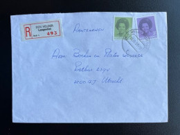 NETHERLANDS 1993 REGISTERED LETTER DEN HELDER LANGEVLIET TO UTRECHT 15-11-1993 NEDERLAND AANGETEKEND - Storia Postale