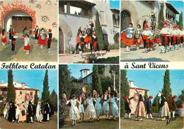 Folklore - Costumes - Roussillon - Folklore Catalan à La Poterie Catalane Saint Vicens à Perpignan - Multivues - CPM - V - Costumes