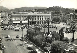 06 - Nice - La Place Masséna - Animée - Automobiles - Mention Photographie Véritable - Carte Dentelée - CPSM Grand Forma - Plätze