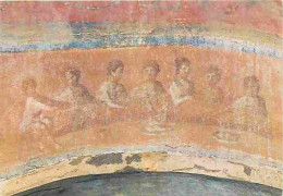 Art - Peinture Religieuse - Catacomba Di Priscilla - Cappella Greca - La Fractio Panis - Carte Neuve - CPM - Voir Scans  - Pinturas, Vidrieras Y Estatuas