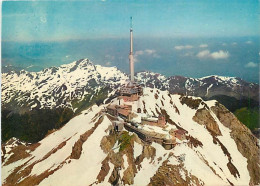 65 - Hautes Pyrénées - Pic Du Midi De Bigorre - L'observatoire Et La Tour De Télévision - Vue Aérienne - CPM - Voir Scan - Autres & Non Classés