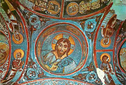 Art - Peinture Religieuse - Turkey - Nevsehir - Christ Pantocrator - Fresque Byzantine De L'Eglise Sombre - Carte Neuve  - Paintings, Stained Glasses & Statues